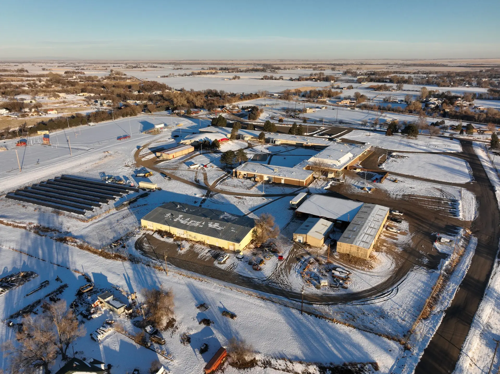 Construction drone services in Rocky Ford, Colorado.